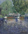 THE SWAN BOATS George loue des paysages
